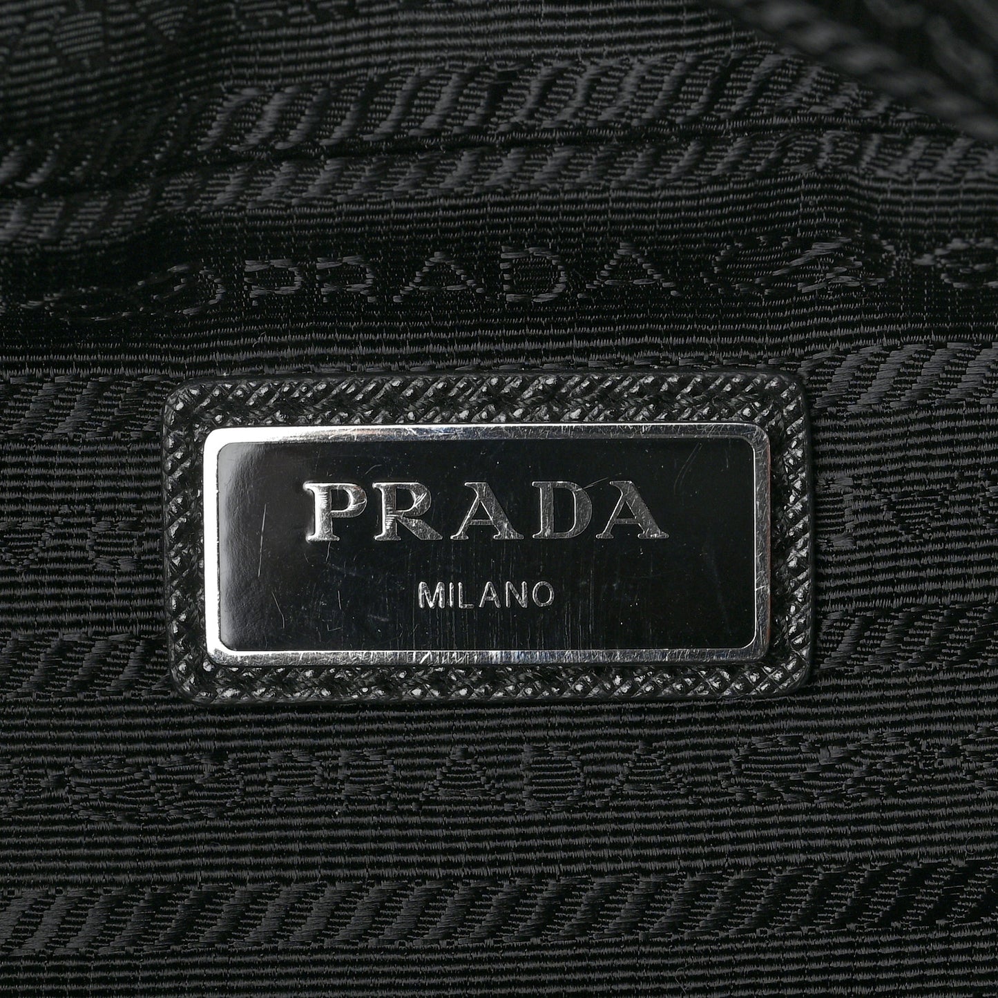 Tessuto Nylon Montagna Belt Bag Black