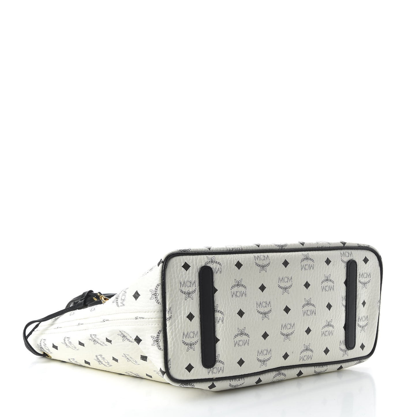 Visetos Medium Project Reversible Shopper Tote White