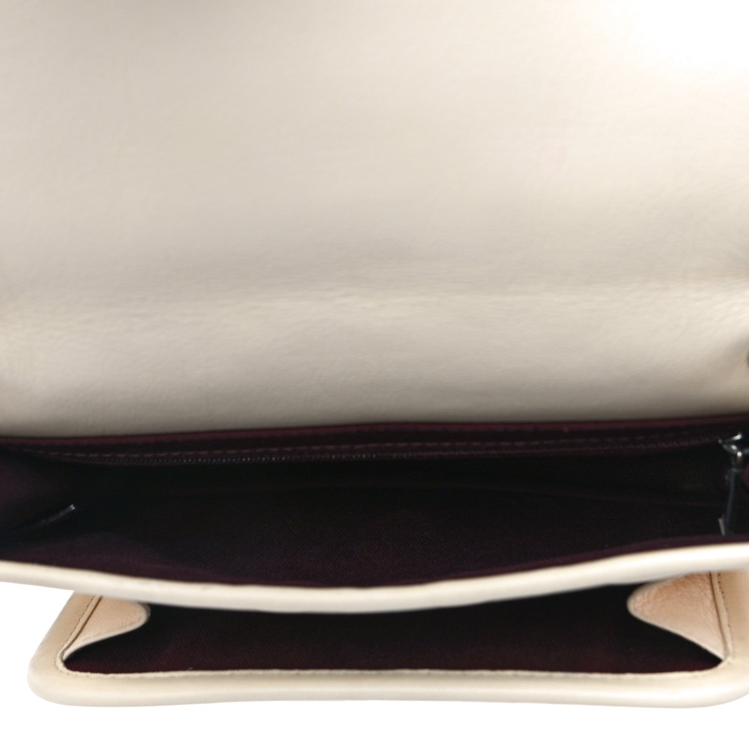 Chanel Calfskin Quilted Mini French Riviera Flap Ivory 5 of 15