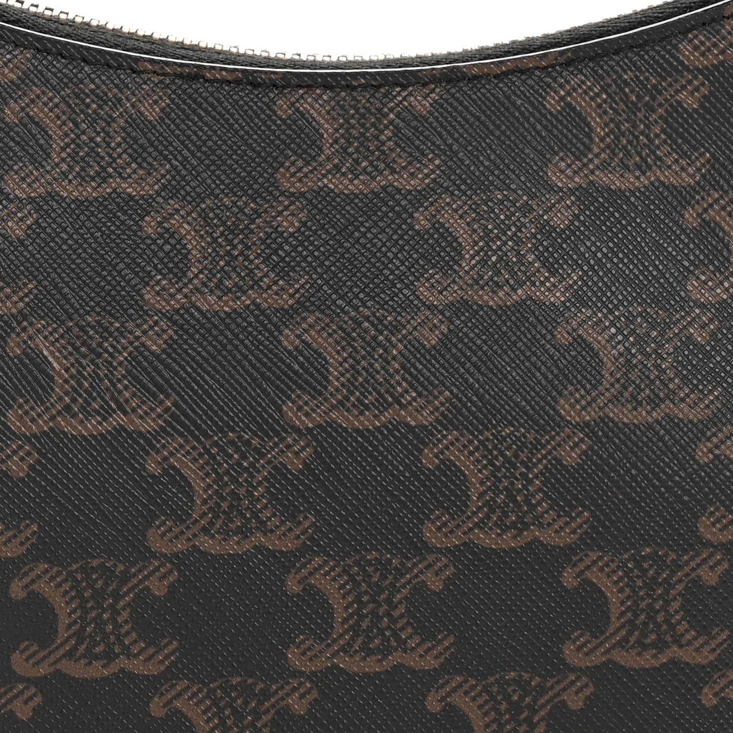 Triomphe Canvas Calfskin Ava Shoulder Bag Tan