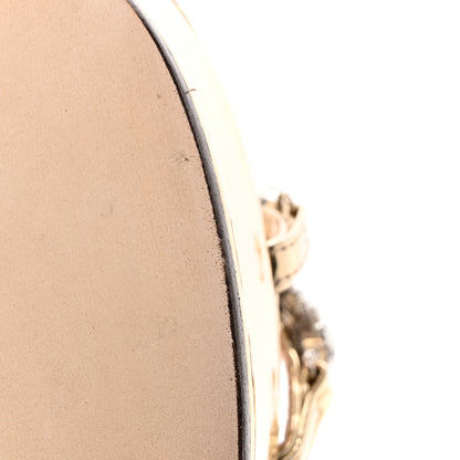 Jimmy Choo Metallic Calfskin Crystal Embellished Bing 120 Wedge 40 Gold 8 of 14