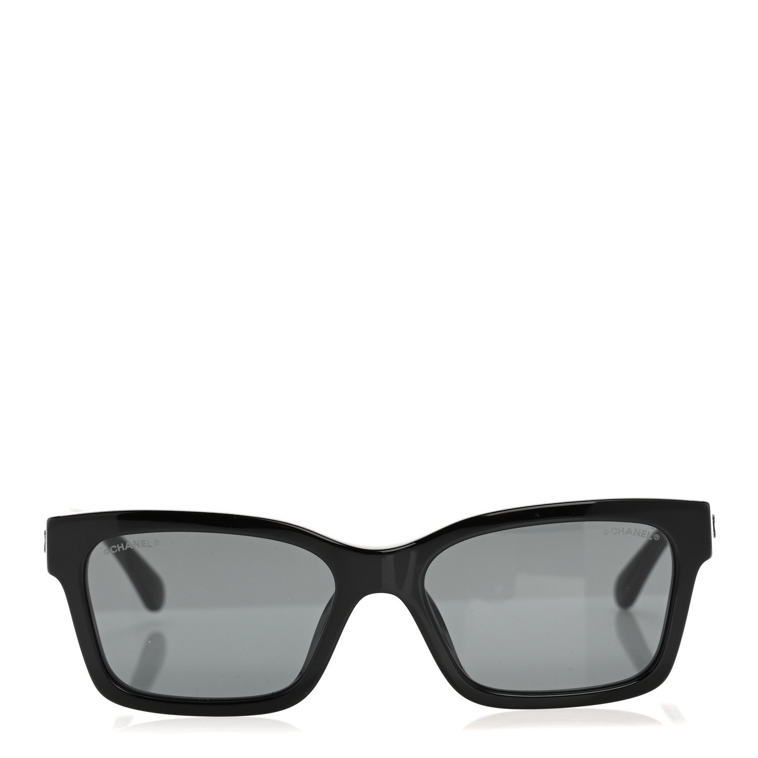 Chanel Acetate Square Sunglasses 5417-A Black 2 of 9