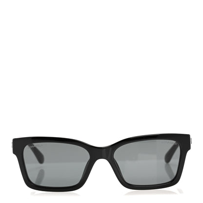 Chanel Acetate Square Sunglasses 5417-A Black 2 of 9