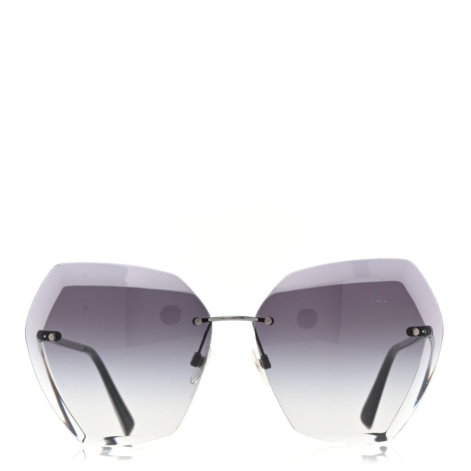 Chanel Butterfly Spring Sunglasses Dark Silver Grey 2 of 8