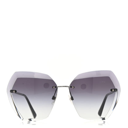 Chanel Butterfly Spring Sunglasses Dark Silver Grey 2 of 8