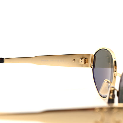 Celine Metal Triomphe 01 Sunglasses CL40235U Gold Green 6 of 7