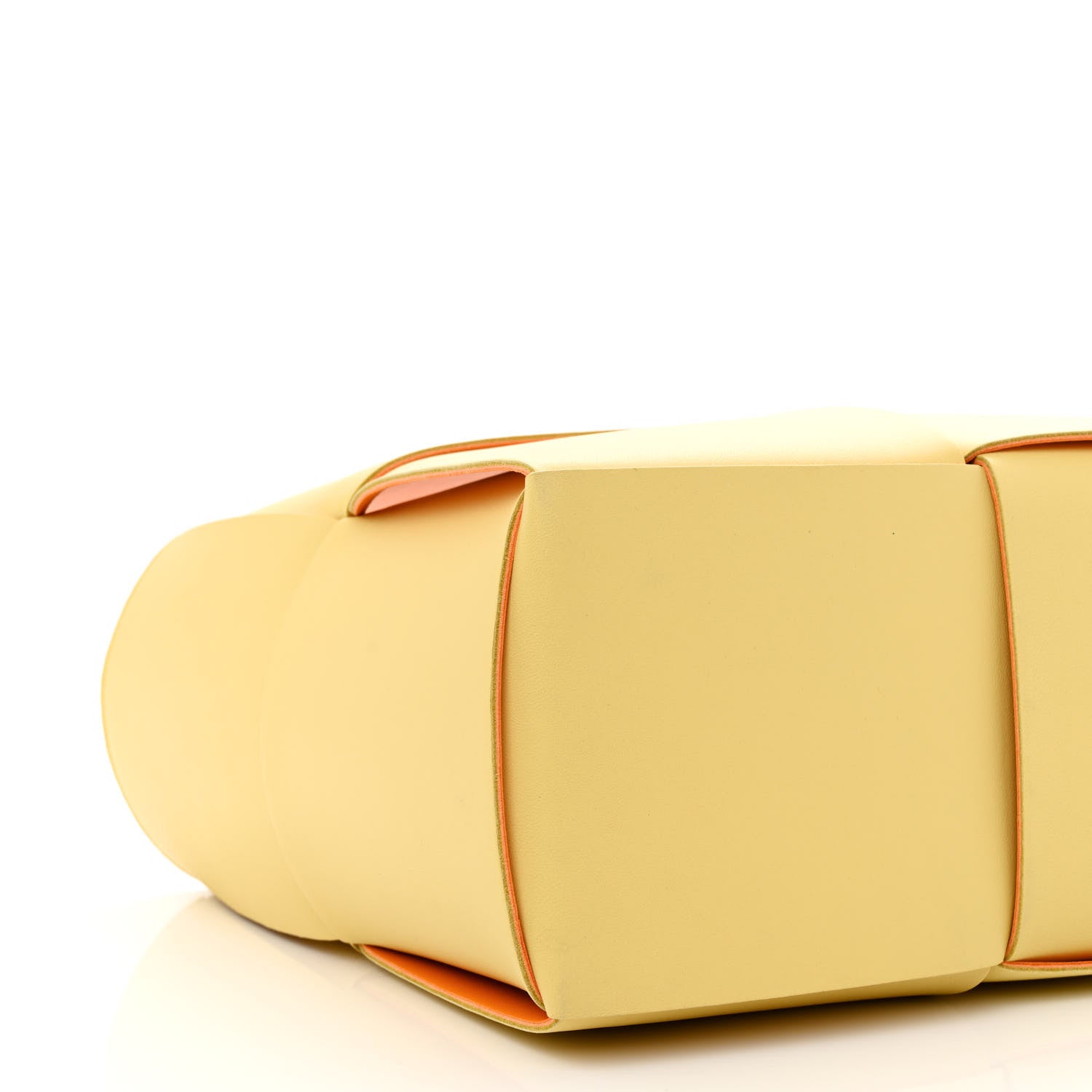 Bottega Veneta Nappa Maxi Intrecciato Medium Arco Tote Butter Tangerine Gold 10 of 11