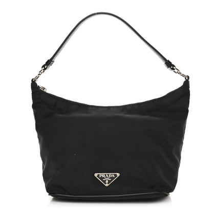Prada Tessuto Nylon Shoulder Bag Black 1 of 11