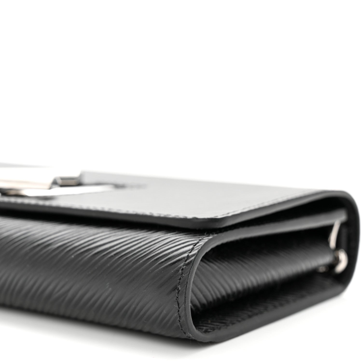 Louis Vuitton Epi Twist Chain Wallet Black 10 of 12