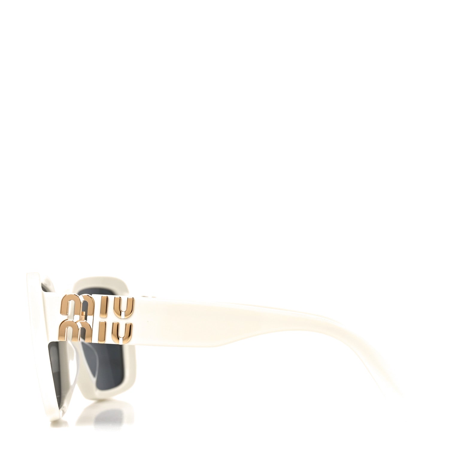 Miu Miu Acetate Sunglasses SMU 10Y White 3 of 7