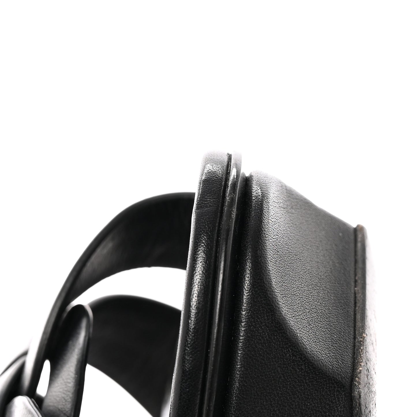 Calfskin Tribute 75 Platform Sandals 40 Black