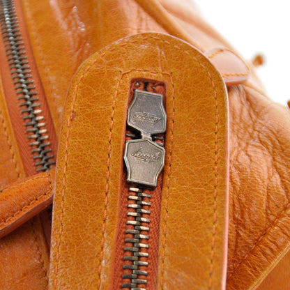 Balenciaga Chevre Ring Handle Hobo Pumpkin 5 of 8