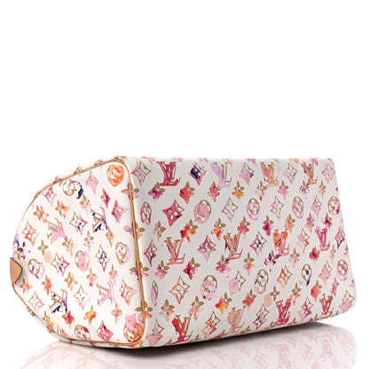 Louis Vuitton Watercolor Aquarelle Speedy 35 White 4 of 16