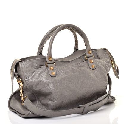 Balenciaga Agneau Giant 12 Gold Hardware City Gris Pyrite 3 of 9