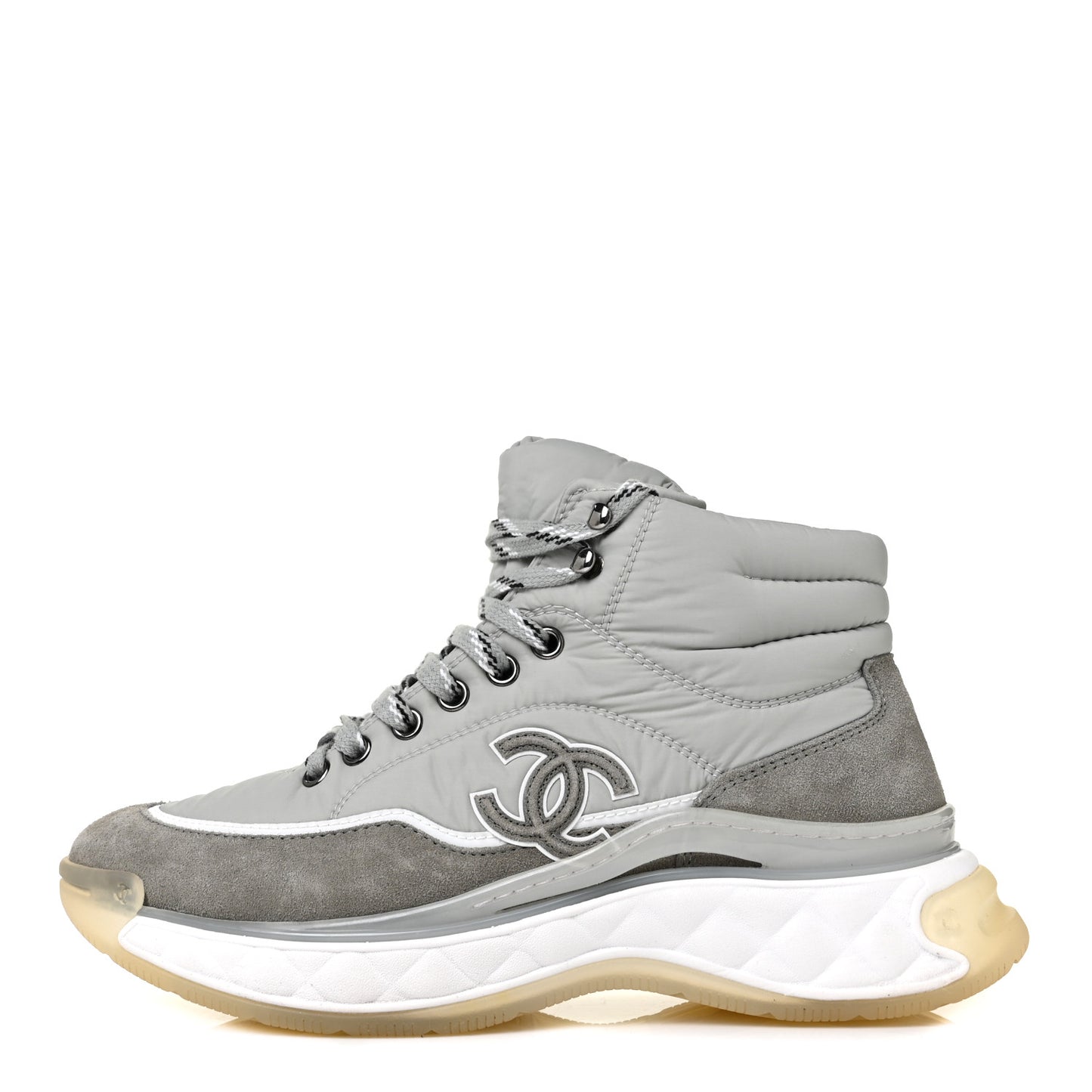 Fabric Suede Womens CC Sneakers 38 Grey