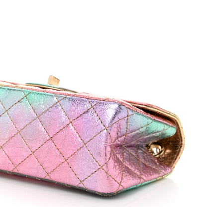 Chanel Metallic Goatskin Quilted Mini 2.55 Reissue Flap Multicolor 10 of 11