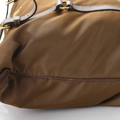 Prada Tessuto Nylon Saffiano Tote Corinto 17 of 19