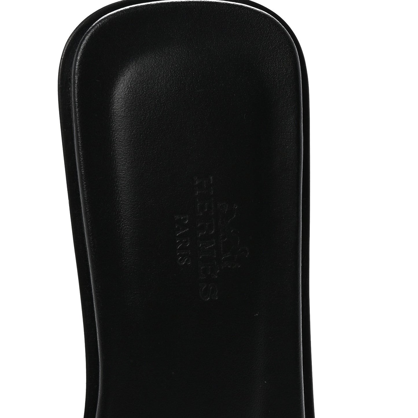Box Calfskin Oran Sandals 37.5 Black