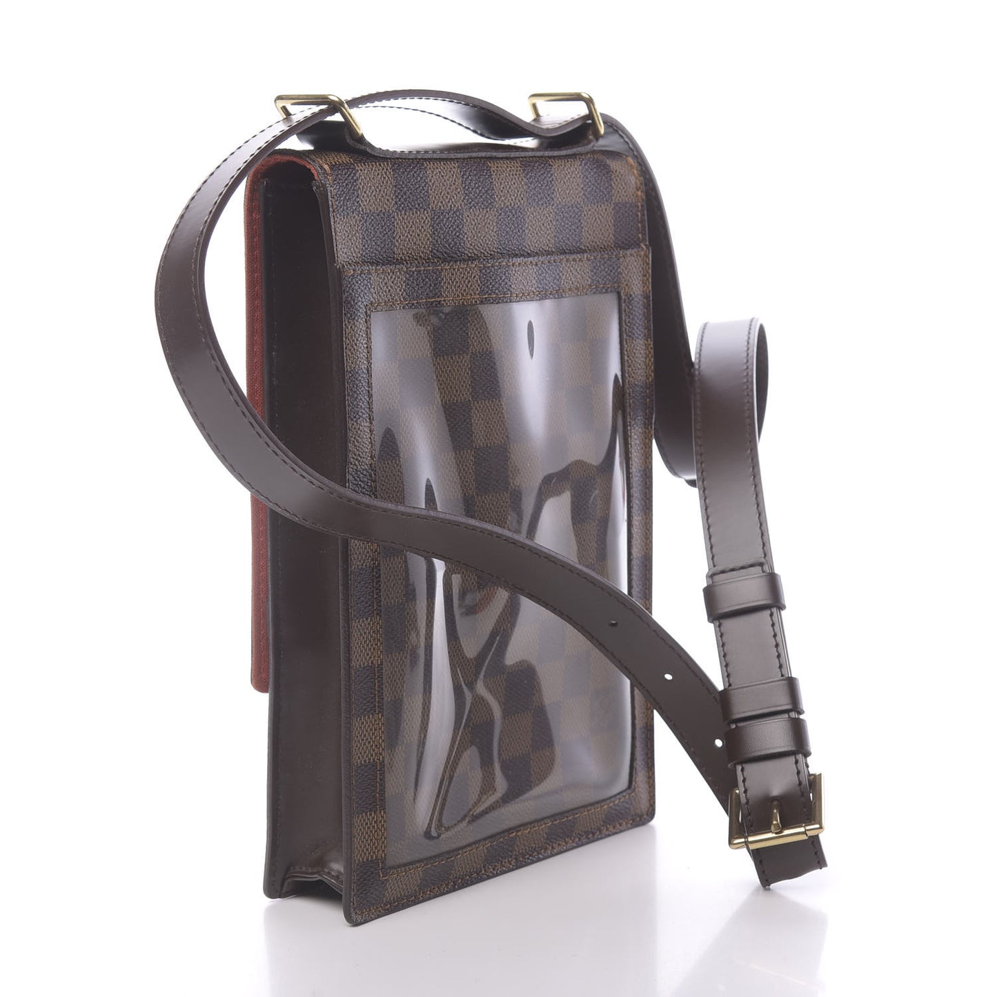 Damier Ebene Portobello Travel Shoulder Bag