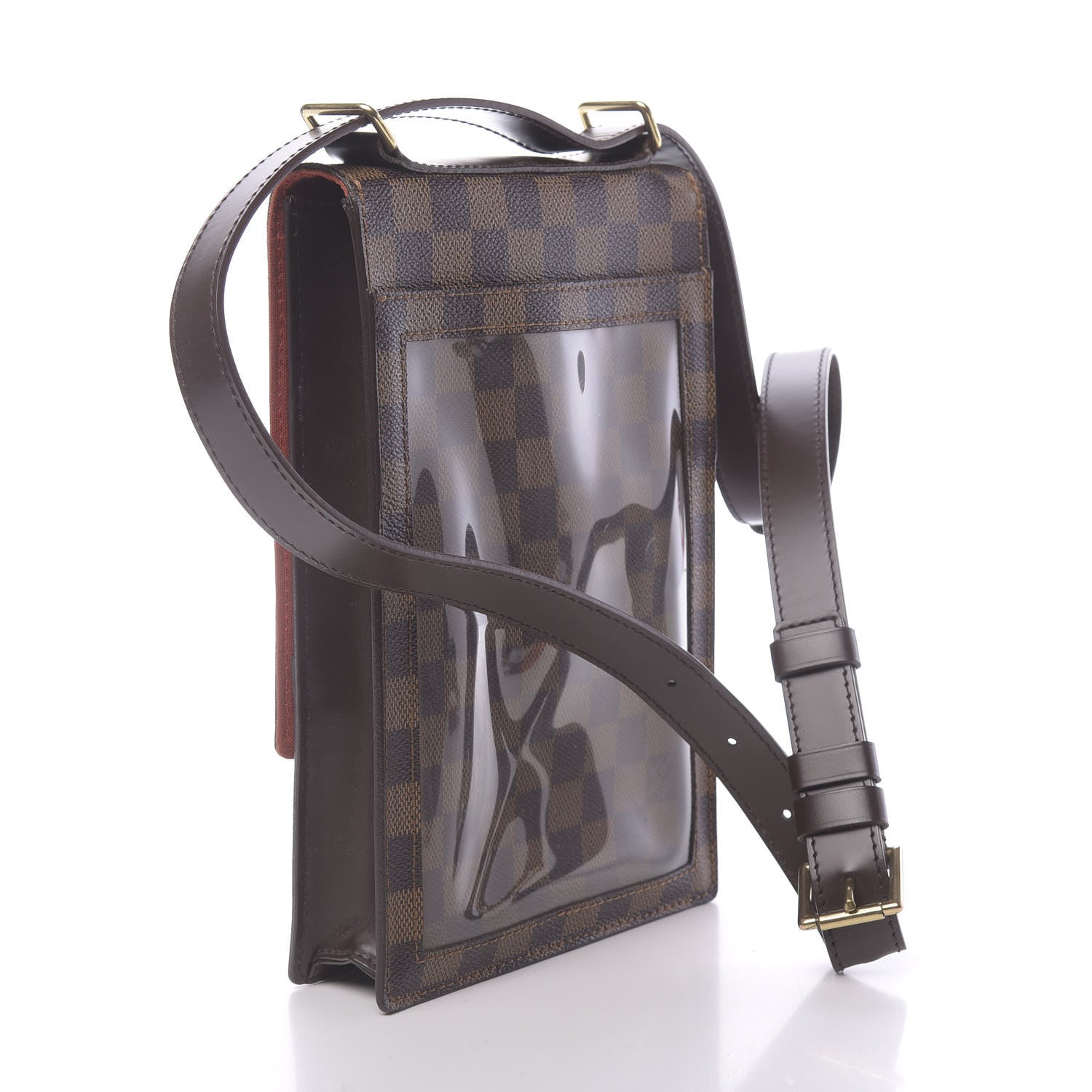 Louis Vuitton Damier Ebene Portobello Travel Shoulder Bag 3 of 10