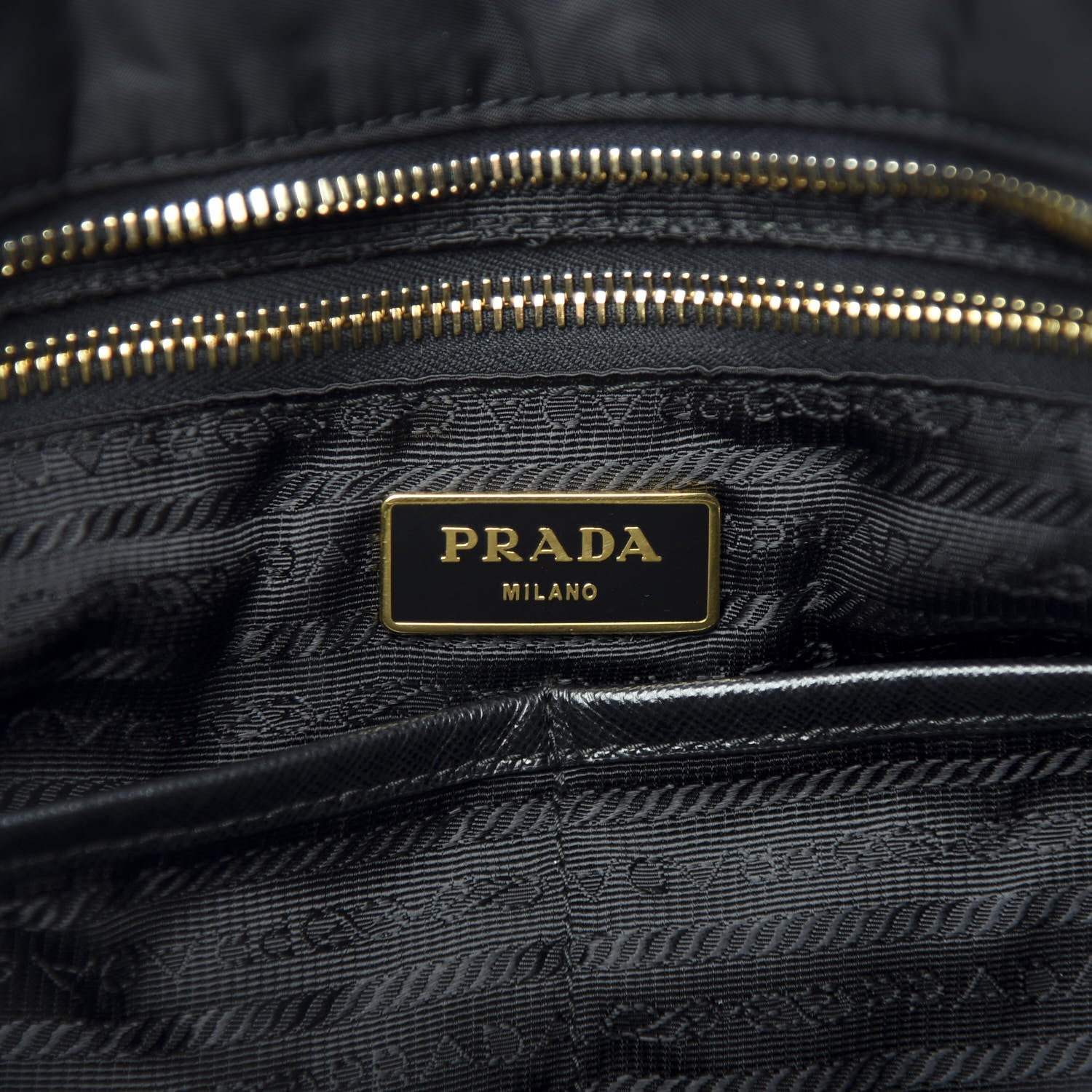 Prada Tessuto Nylon Vela Diaper Bag Black 8 of 14