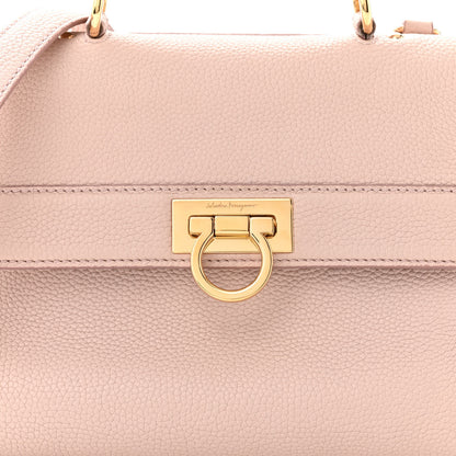 Salvatore Ferragamo Grained Calfskin Small Sofia Satchel Macaron 7 of 12