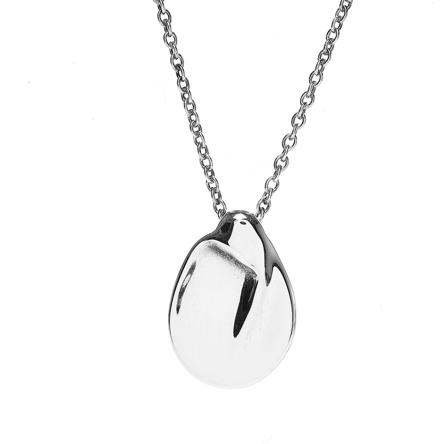 Sterling Silver Elsa Peretti Madonna Pendant Necklace