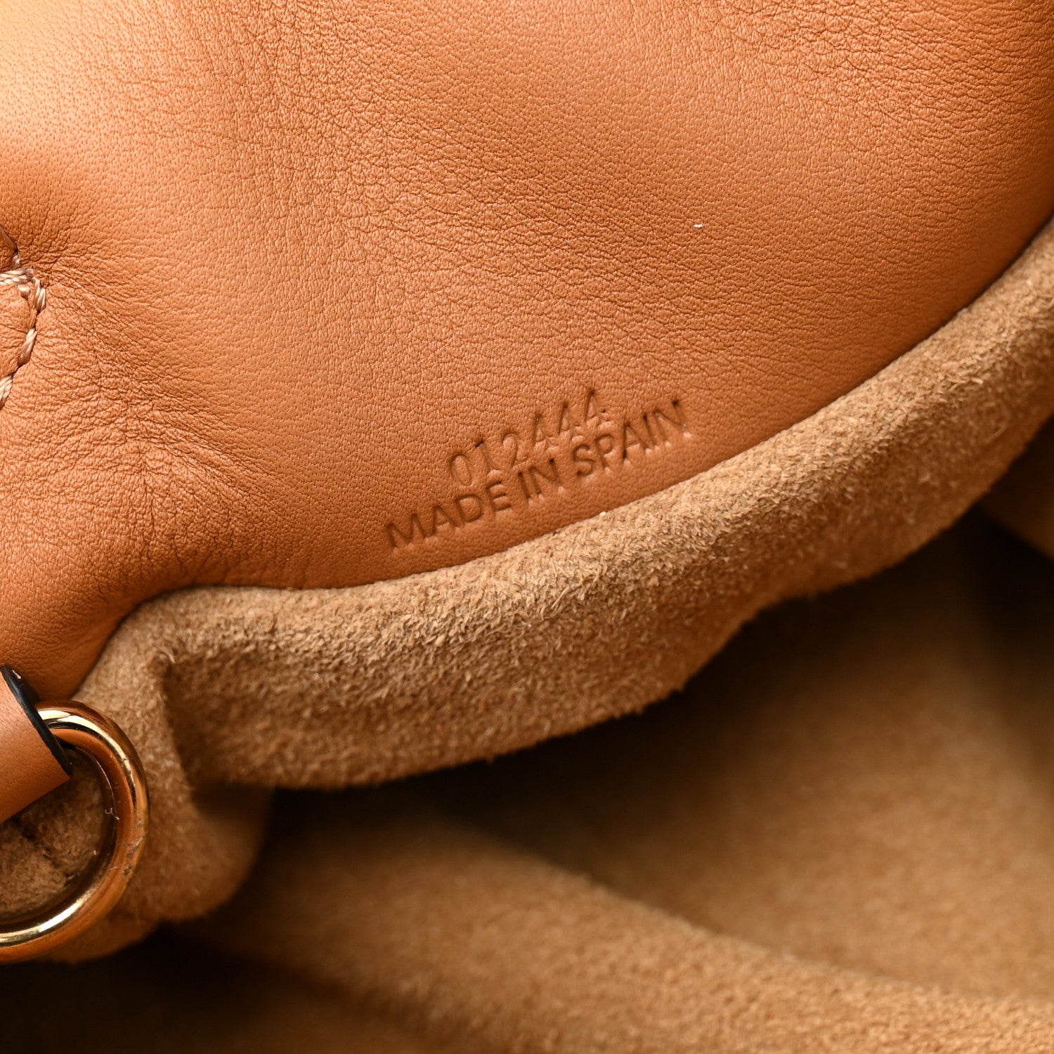 Loewe Nappa Medium Flamenco Knot Bag Warm Desert 12 of 21
