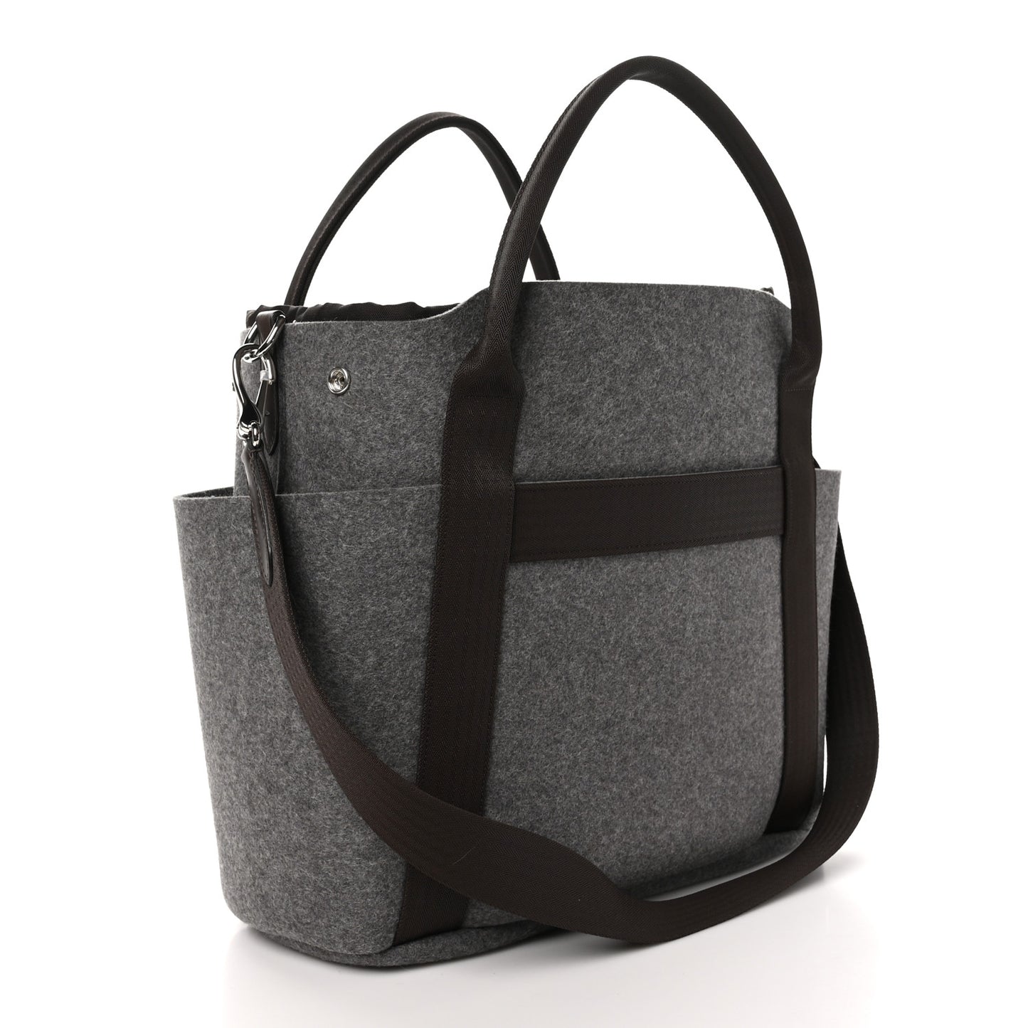 Felt Sac De Pansage Groom Bag Acier