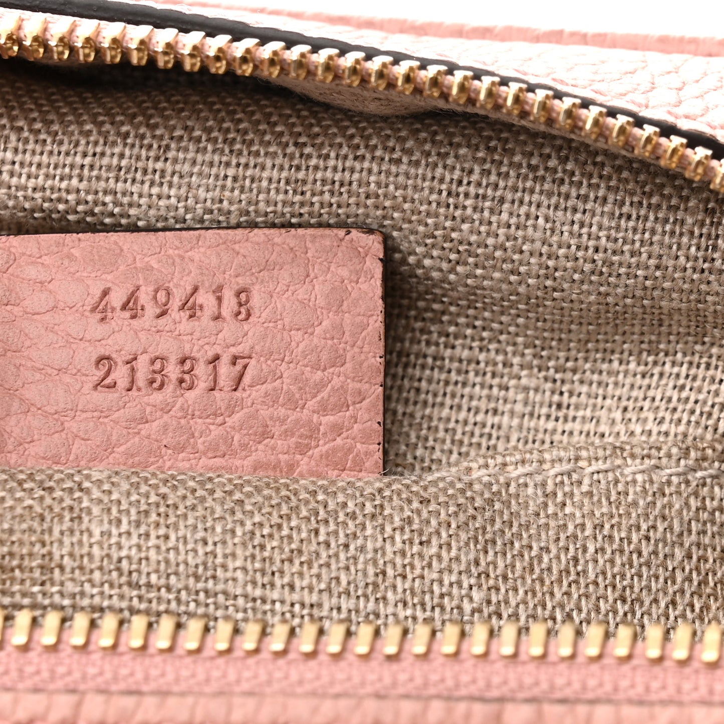 Monogram Mini Bree Messenger Bag Beige Soft Pink