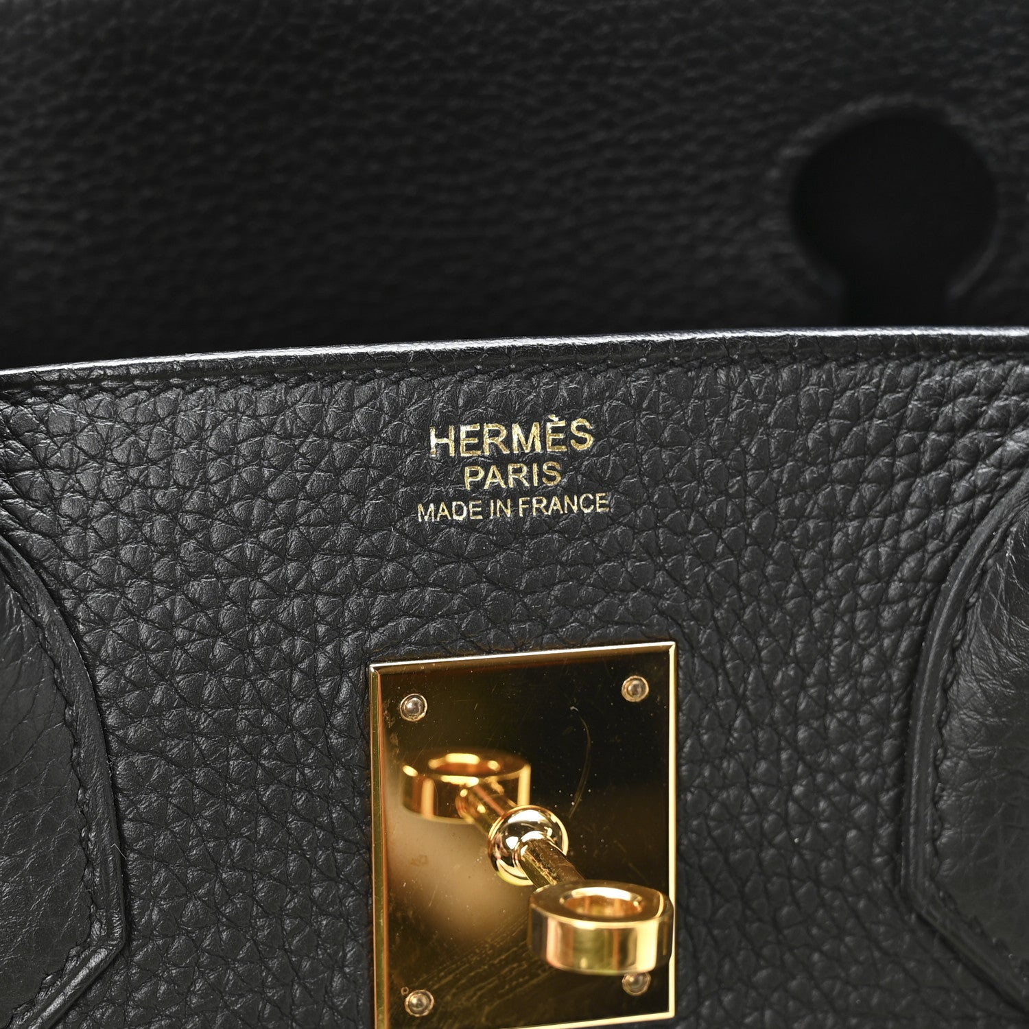 Hermes Togo BIRKIN 30 Black 6 of 11