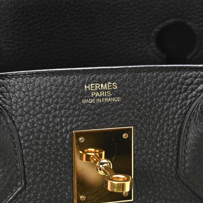 Hermes Togo BIRKIN 30 Black 6 of 11