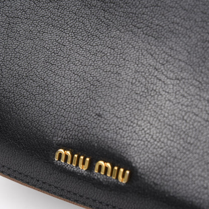 Miu Miu Goatskin Madras Dahlia Black 8 of 16