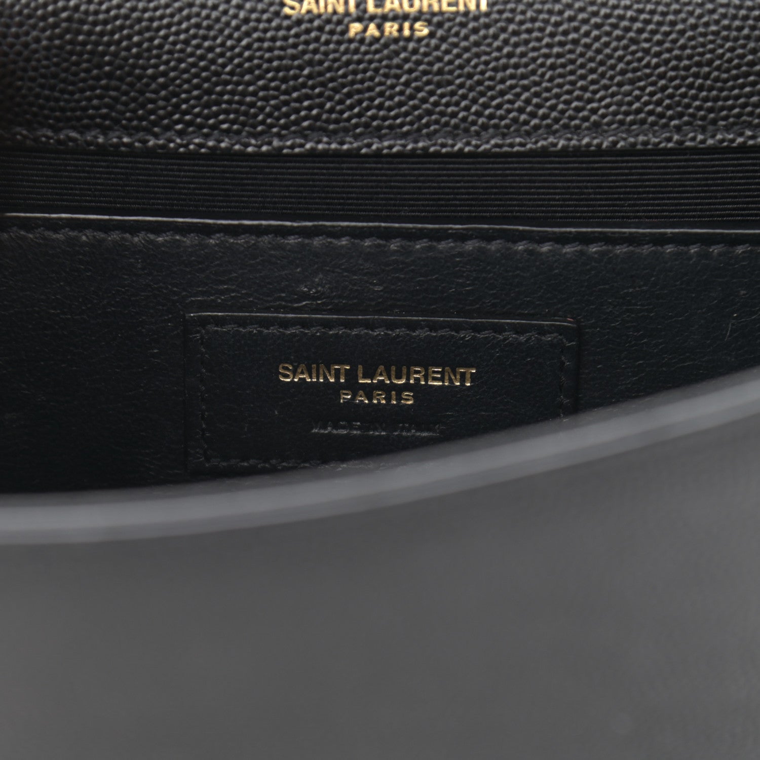 Saint Laurent Grain De Poudre Small Monogram Kate Satchel Black 6 of 14