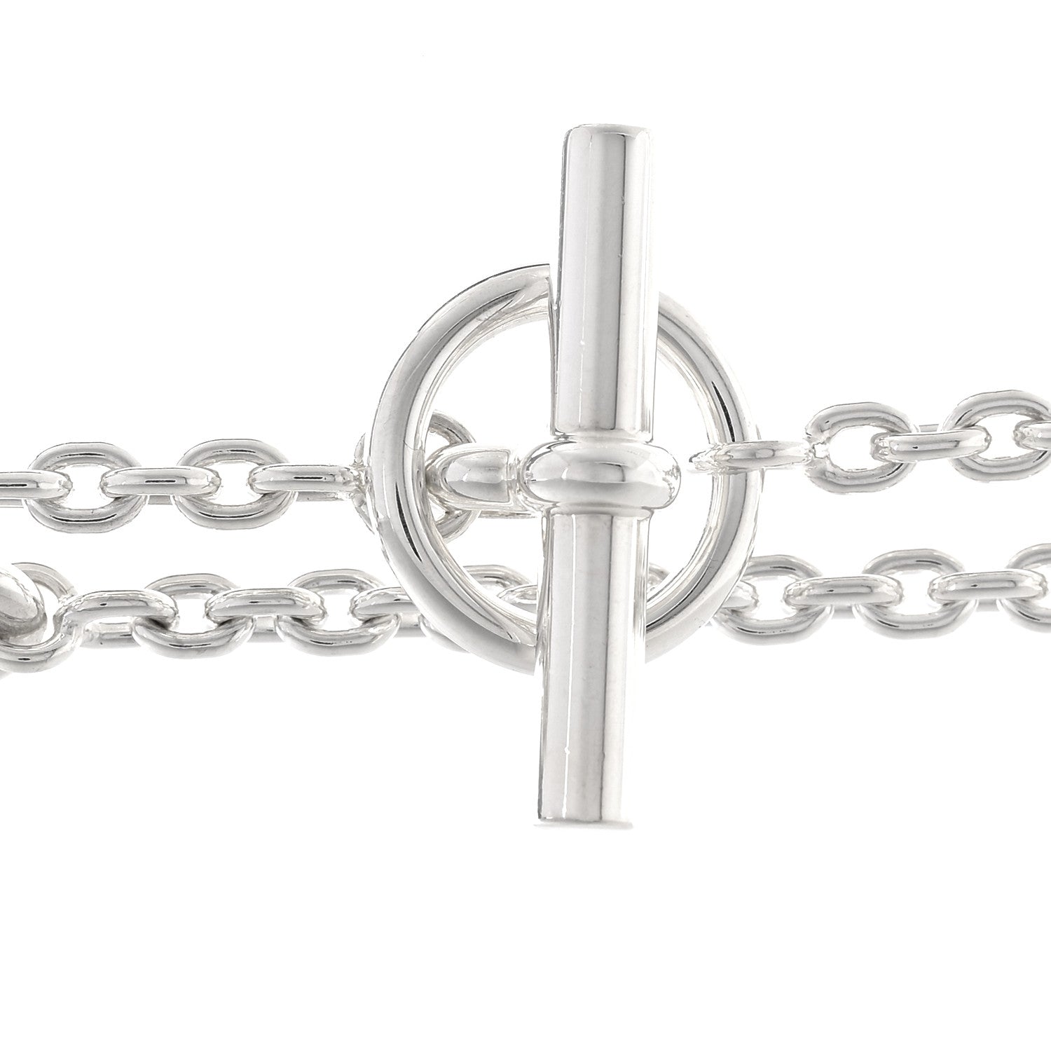 Hermes Sterling Silver Farandole Necklace 120 4 of 6