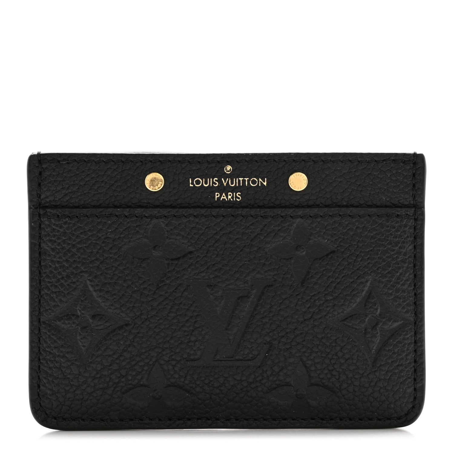 Louis Vuitton Empreinte Card Holder Black 1 of 6