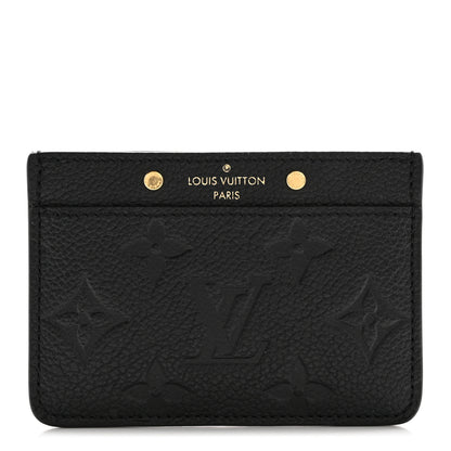 Louis Vuitton Empreinte Card Holder Black 1 of 6