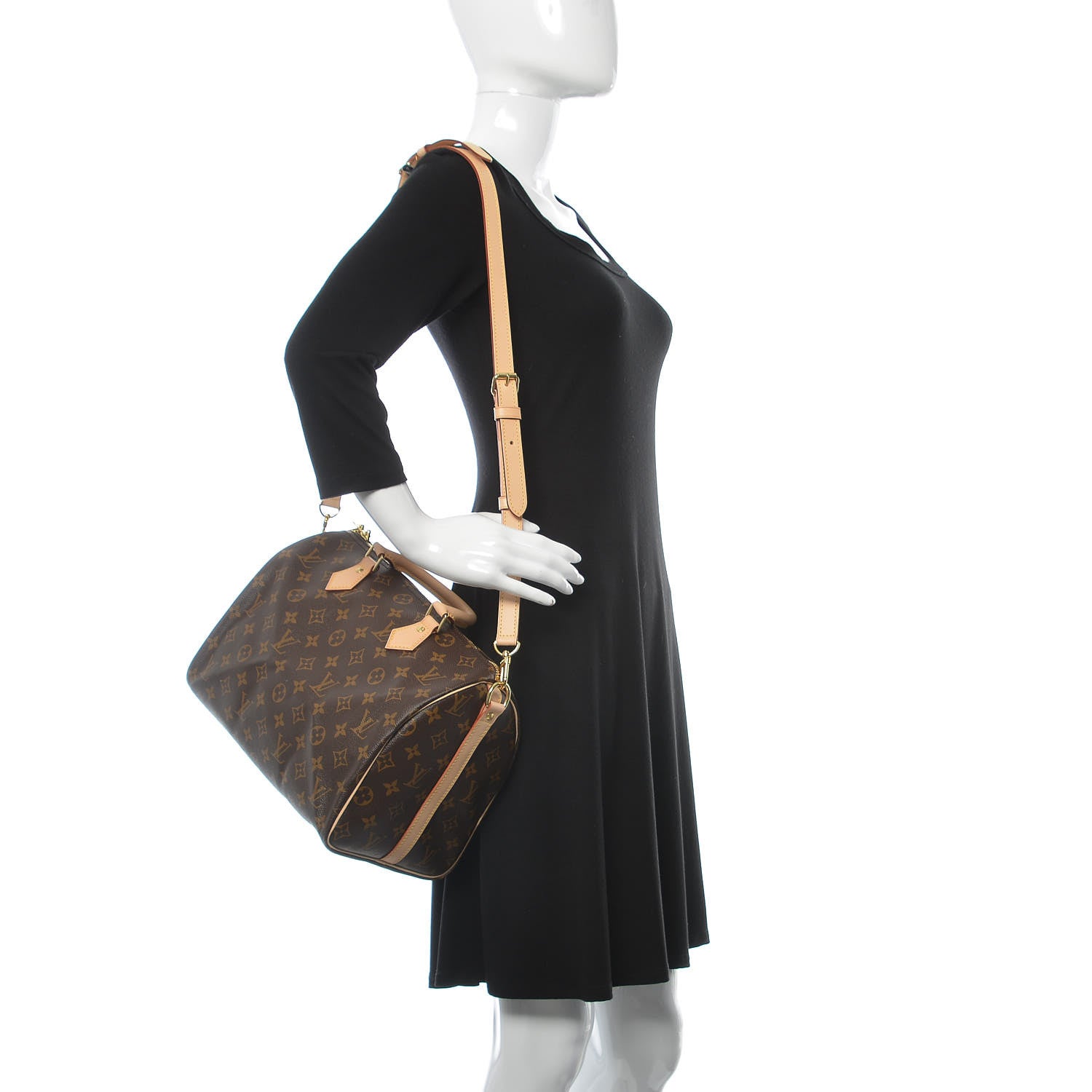 Louis Vuitton Monogram Speedy Bandouliere 30 2 of 10