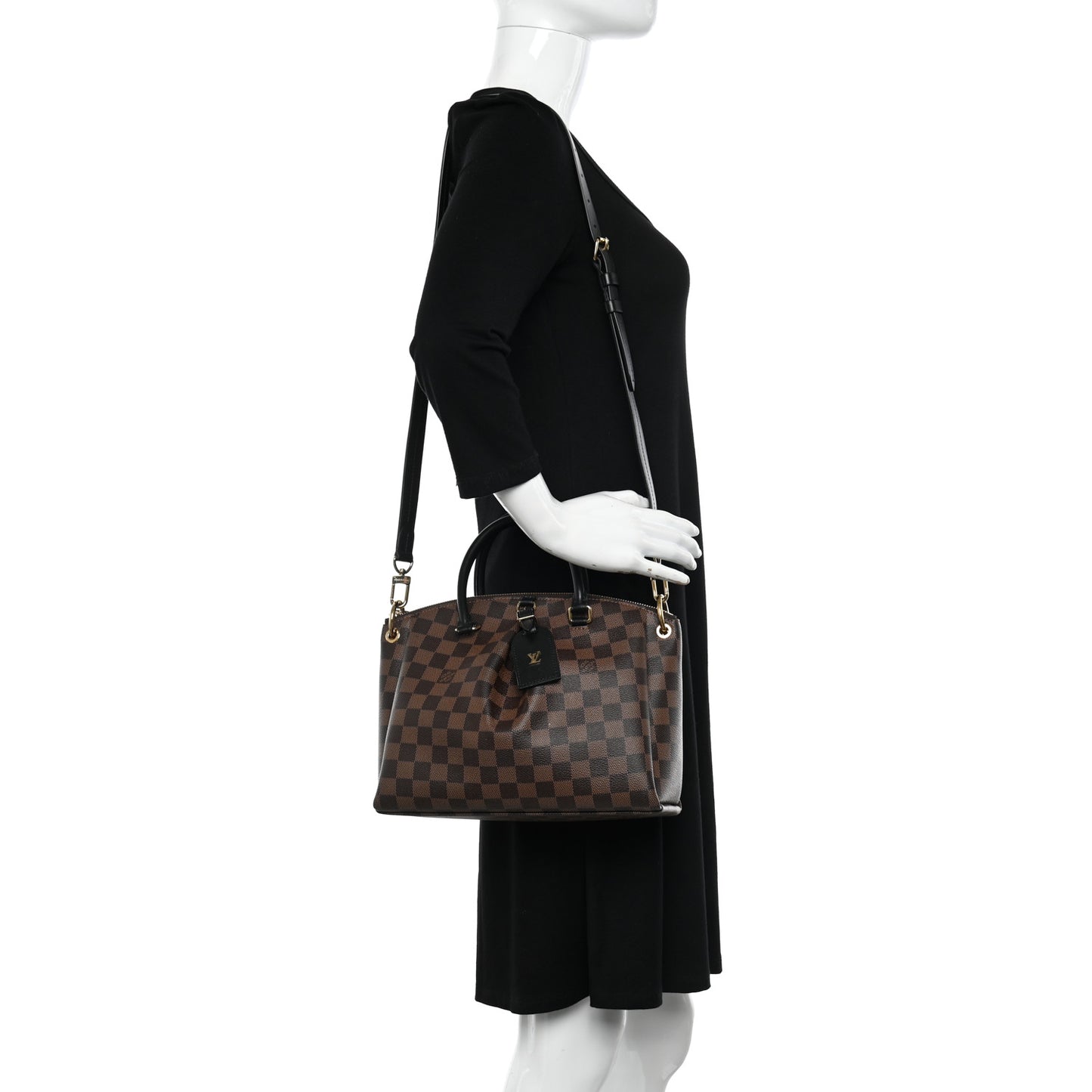 Damier Ebene Odeon Tote PM Black