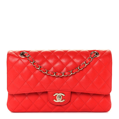 Chanel Caviar Quilted Medium Double Flap Red 1 of 12