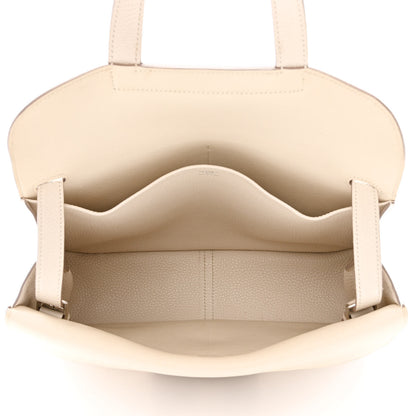 Hermes Taurillon Clemence Halzan 31 GM Craie 5 of 19