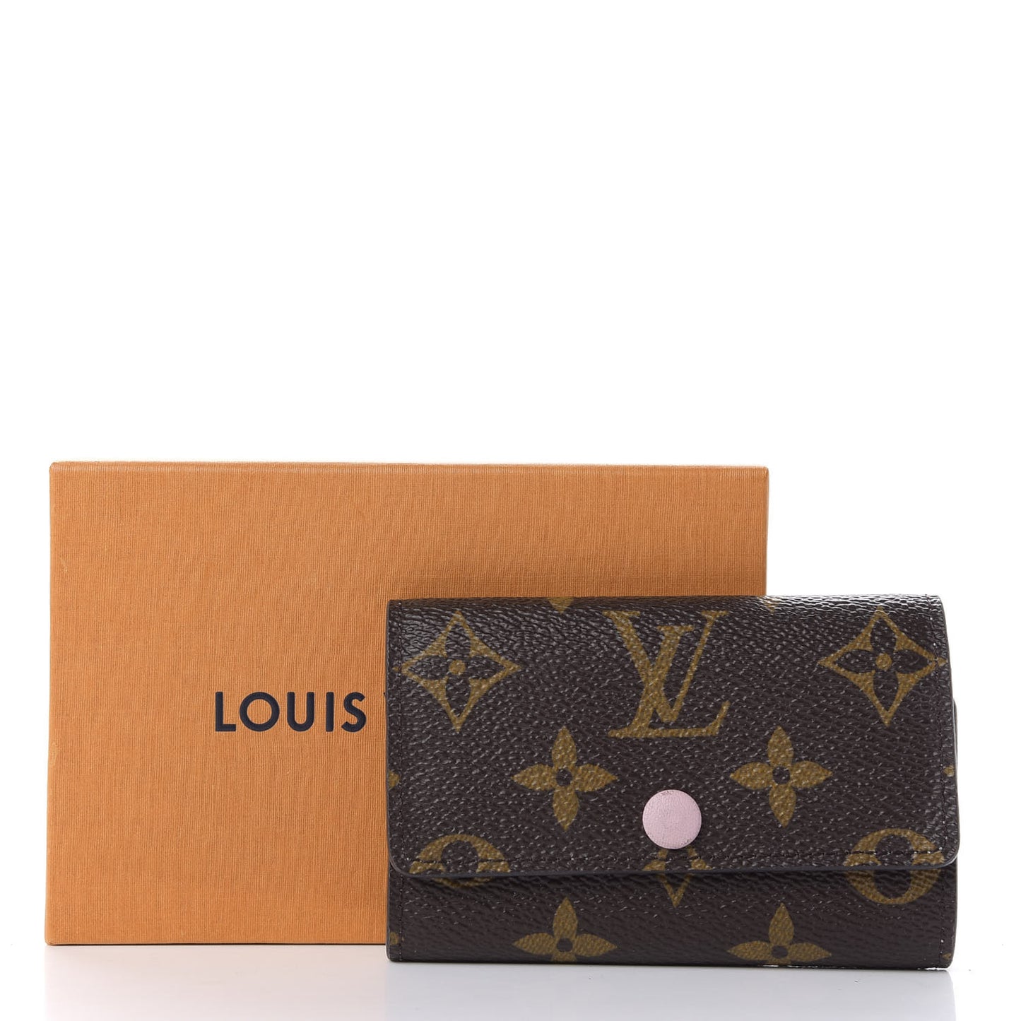 Monogram Multicles 6 Key Holder Rose Ballerine