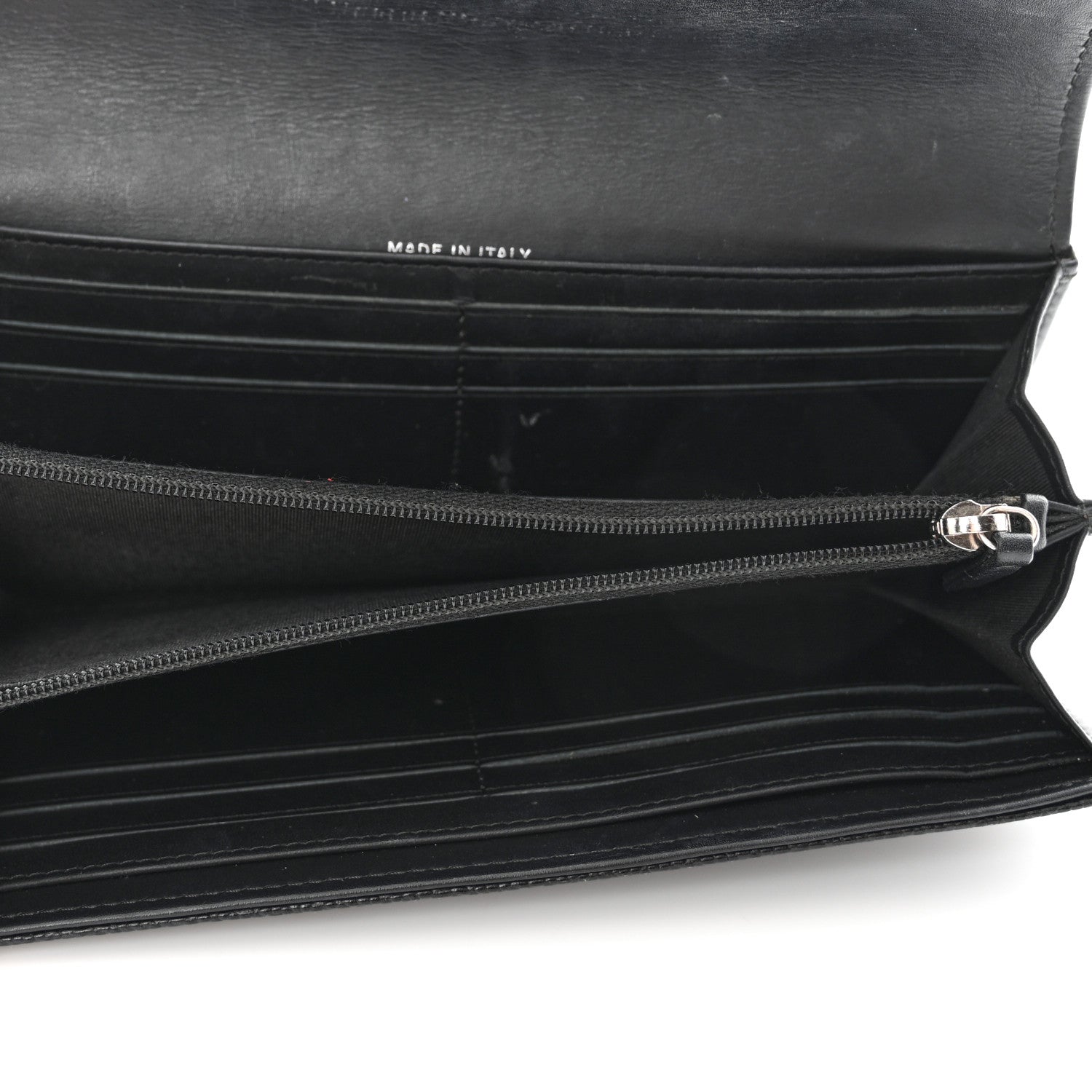 Chanel Caviar Timeless CC Large Gusset Flap Wallet Black 5 of 8