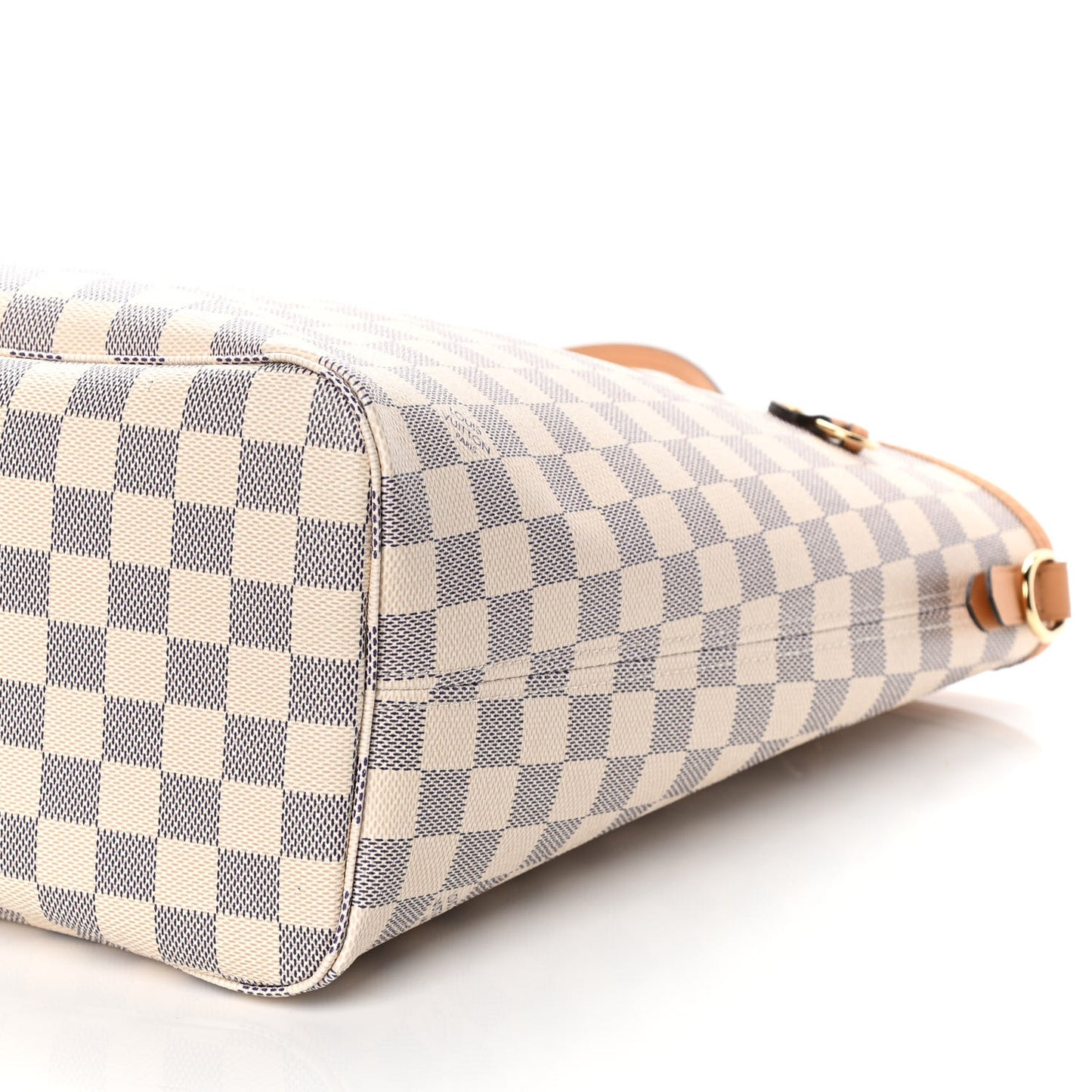 Damier Azur Braided Neverfull MM Orange
