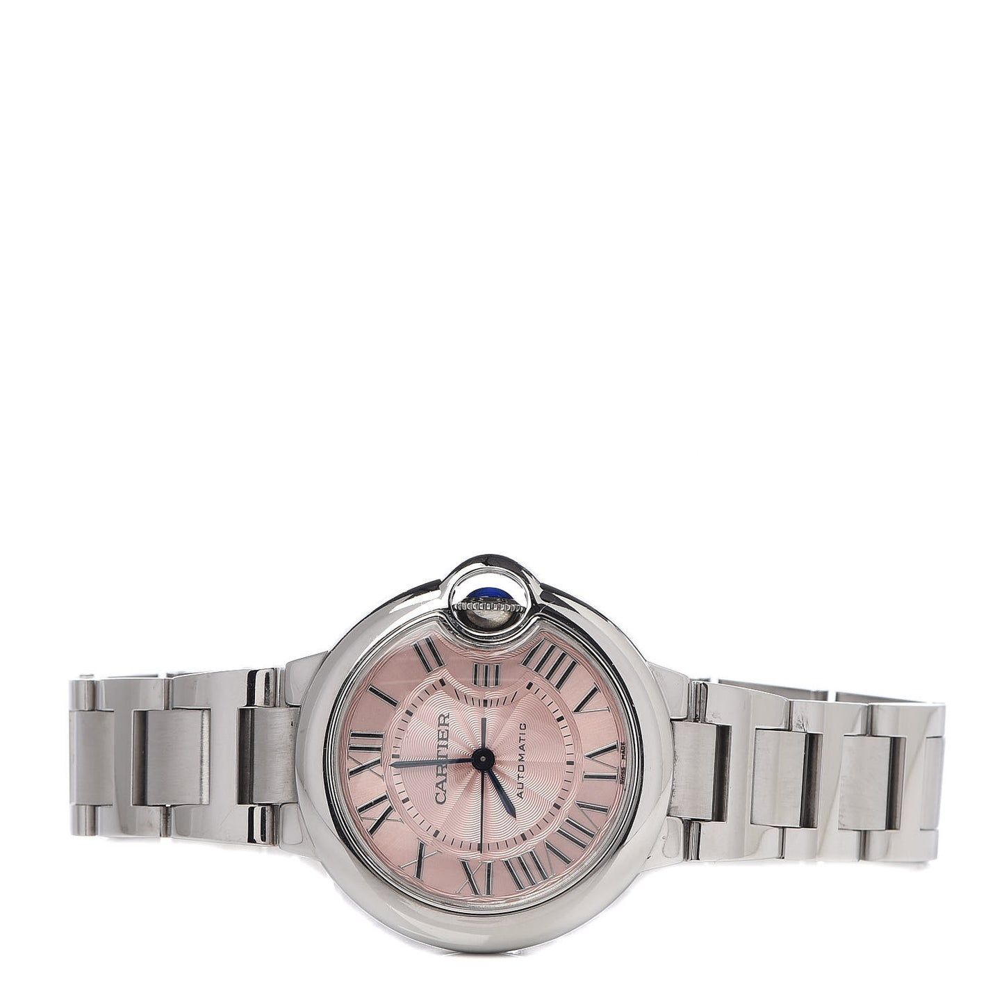Stainless Steel 33mm Ballon Bleu De Automatic Watch Pink