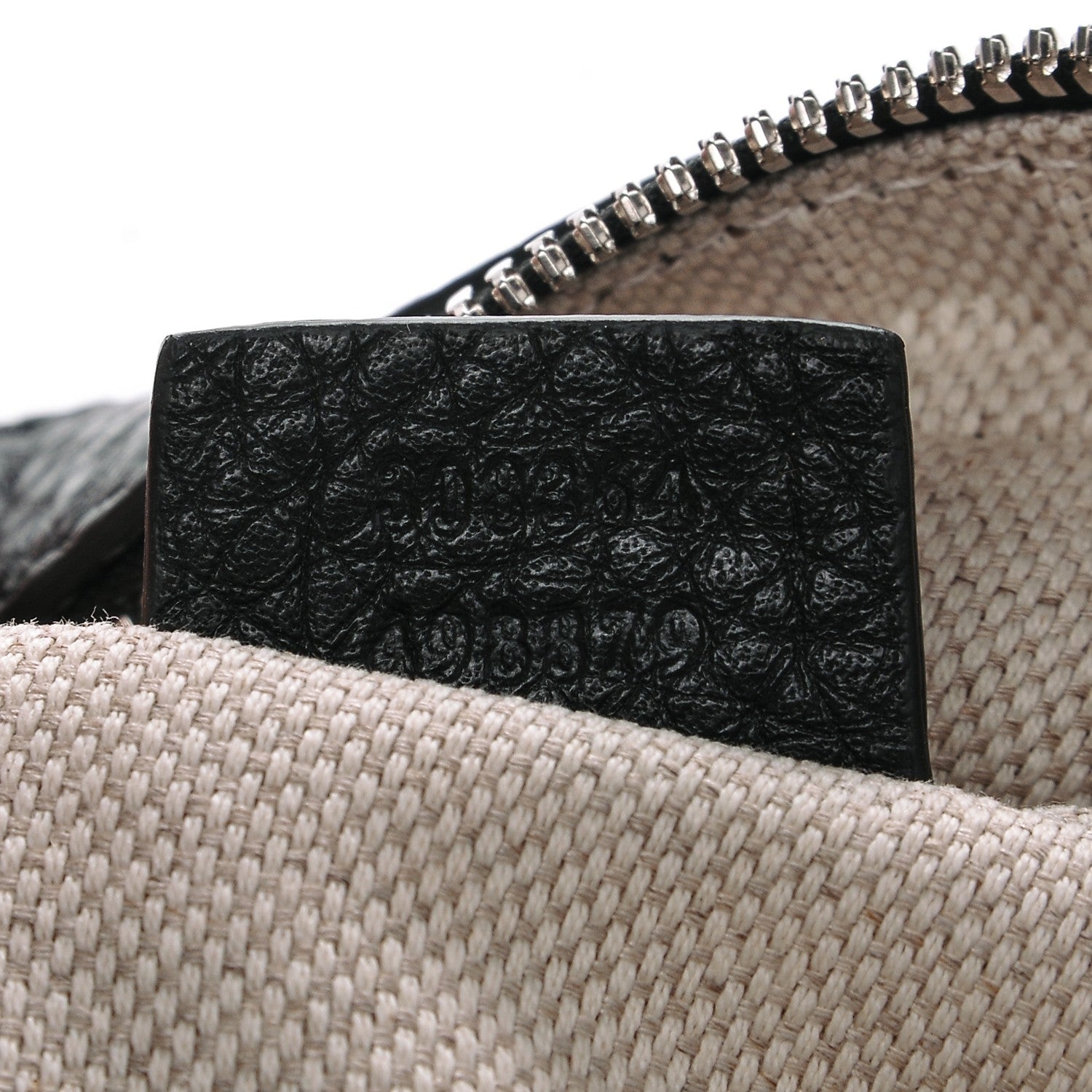 Gucci Pebbled Calfskin Studded Small Soho Disco Bag Black 7 of 7