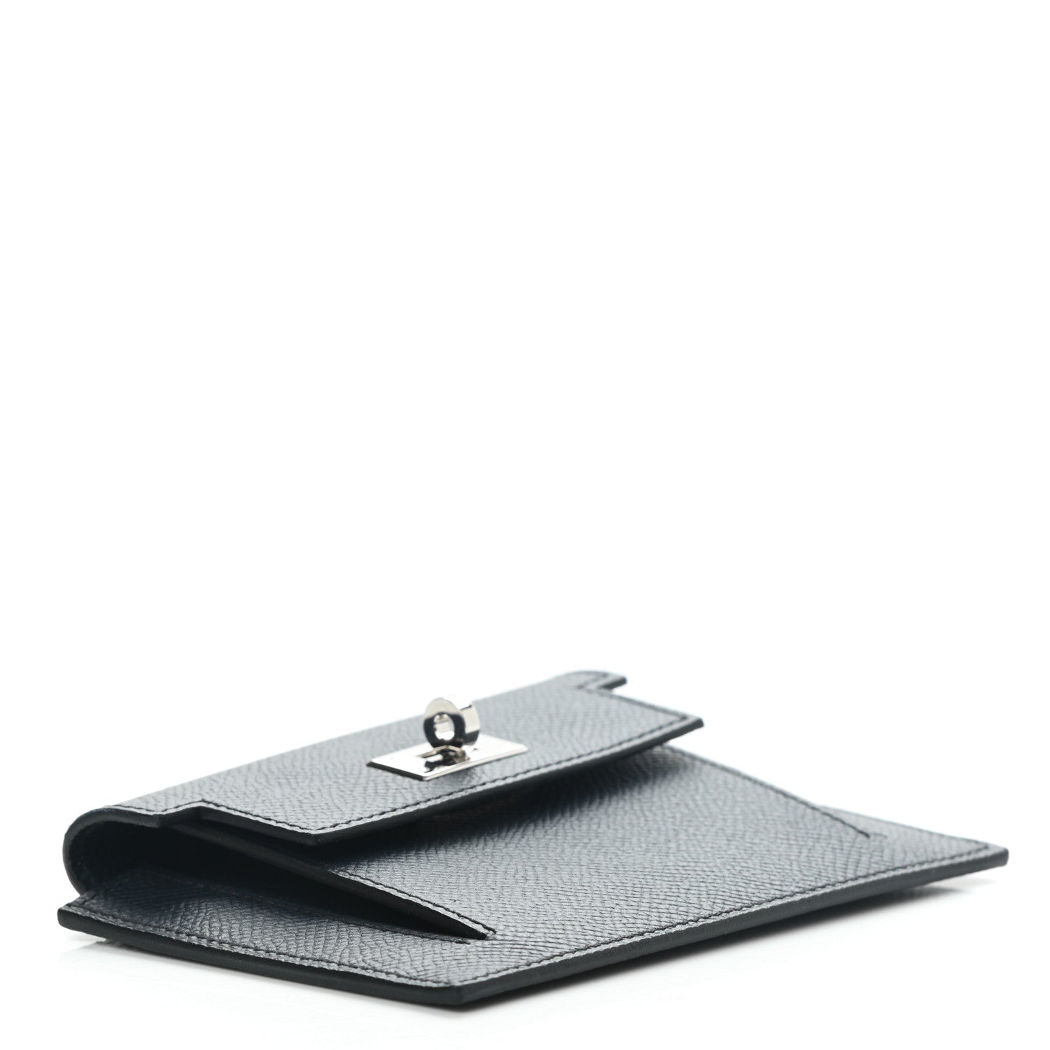 Hermes Epsom Kelly Pocket Compact Wallet Bleu Indigo 4 of 8