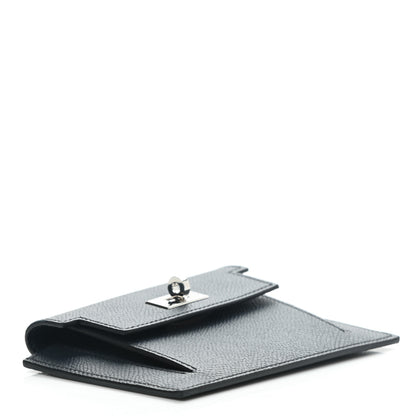Hermes Epsom Kelly Pocket Compact Wallet Bleu Indigo 4 of 8