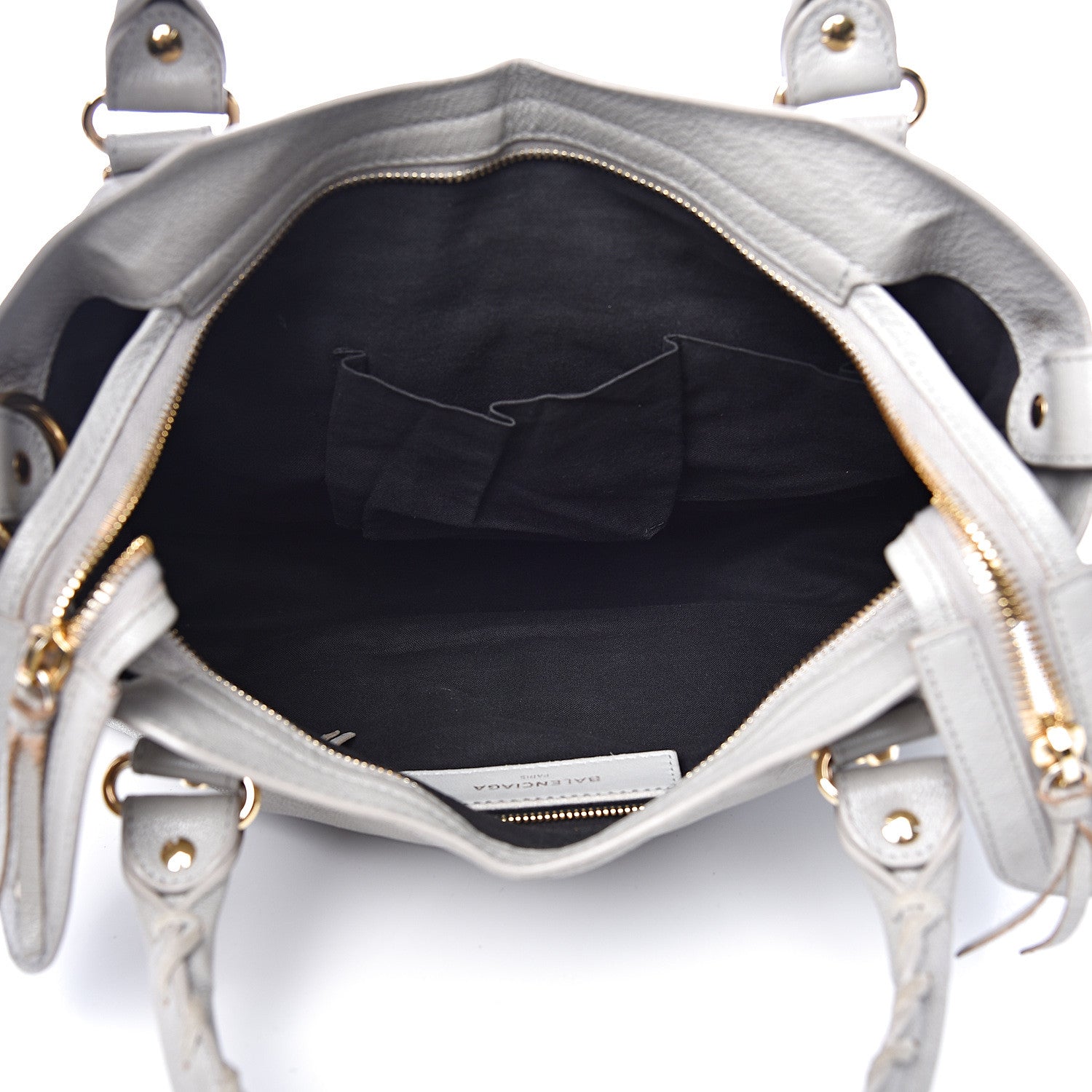 Balenciaga Chevre Gold Metallic Edge Hardware Town Gris Glace 4 of 19