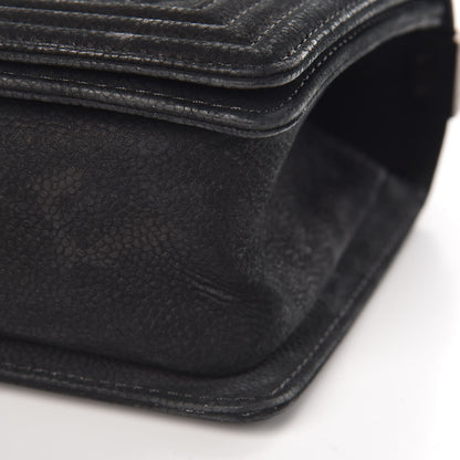 Chanel Iridescent Caviar Quilted Medium Boy Flap Black 9 of 9